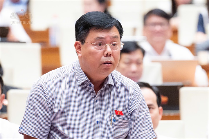 Bộ trưởng Bộ Nội vụ Nguyễn Tiến Hải (Ảnh: Media Quốc hội).