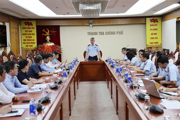 Thanh tra Chính phủ thanh tra việc chấp hành pháp luật về bảo vệ môi trường tại 5 cơ sở sản xuất thép ở Thành phố Hồ Chí Minh. Ảnh: Thanh tra Chính phủ.