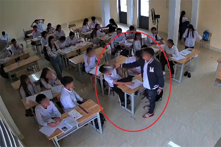 Hình ảnh ghi lại sự việc. Ảnh: Dân Trí