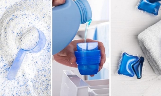 Dùng nước giặt hay bột giặt tốt hơn?
