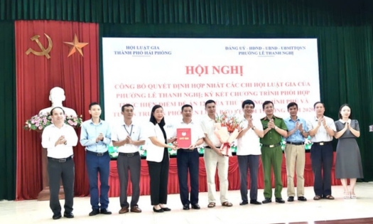Hải Phòng: Triển khai mô hình điểm tư vấn pháp luật miễn phí tại phường Lê Thanh Nghị