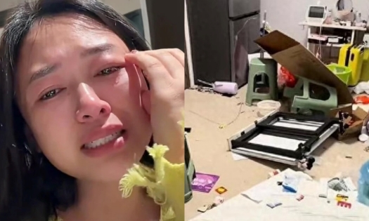 Chồng đập phá nhà cửa vì vợ 